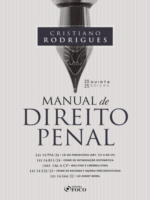cover image of Manual de Direito Penal--5ª Ed--2025
